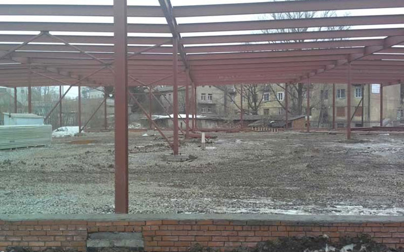 «НЗМК» Реализованные проекты - Металлоконструкции для Ярморки. г. Вязьма, Смоленская область.